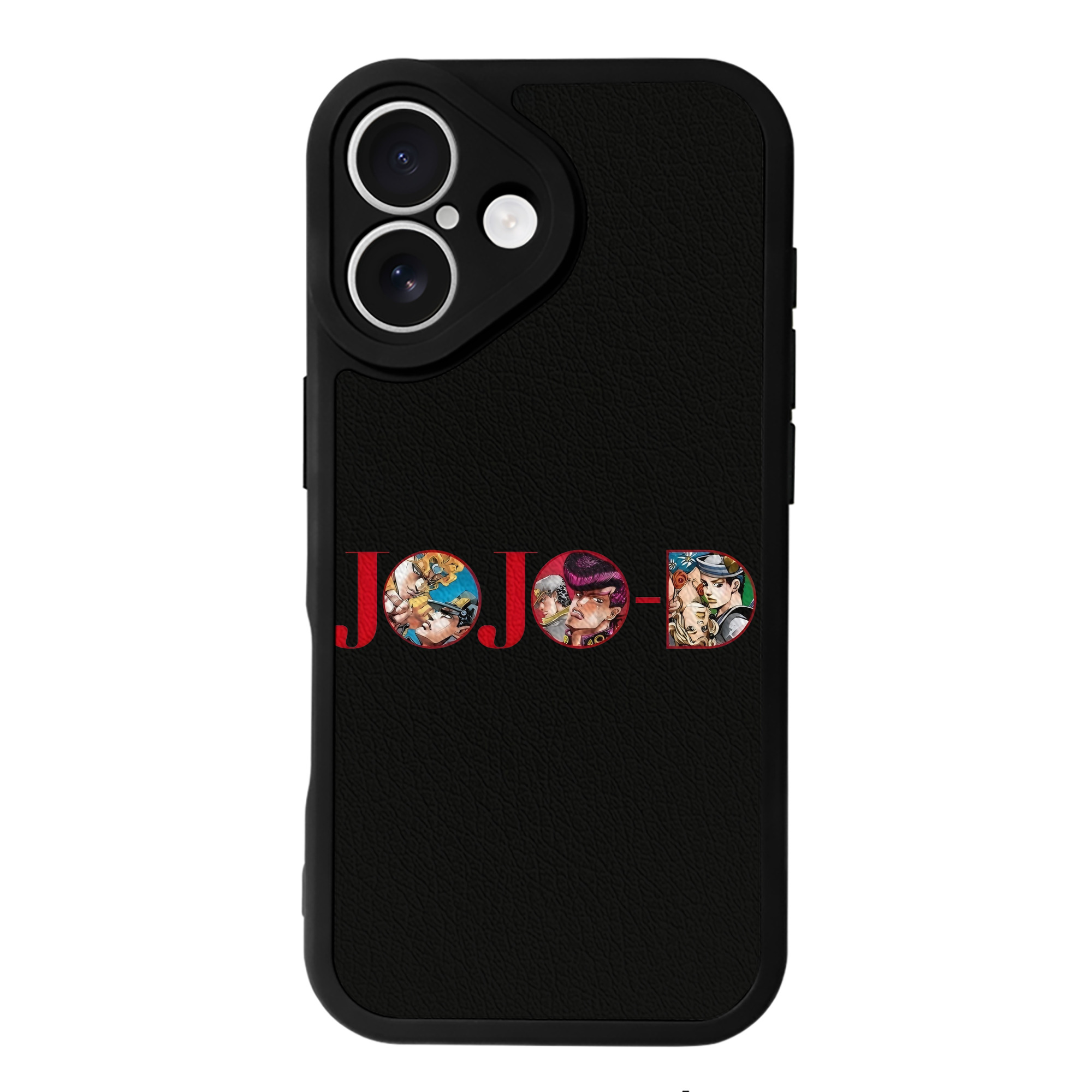 （画像用） ジョジョの奇妙な冒険 JoJo's Bizarre Adventure 【iPhone 16シリーズ対応】シリコンスマホケース（レザー調） 材質：シリコン